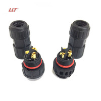 LLT 600V 35A extérieur M19 2 broches 3 broches 4 broches led adaptateur de prise rapide tuv certificat fil étanche connecteur