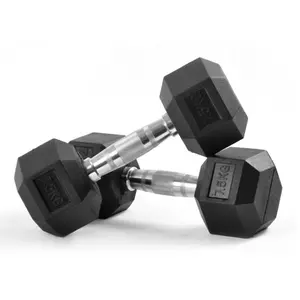 New Design Commercial Gym Detachable HEX RUBBER <strong>Dumbbells</strong> Set Home Rubber <strong>Dumbbells</strong> - Product Image 1