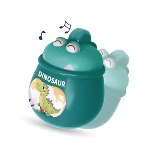 Bambini felicemente cartoni animati dinosauro tumbler giocattoli di alta qualità in plastica di 360 gradi swing roly poly giocattolo
