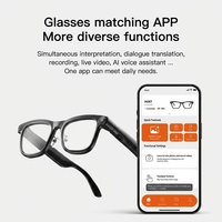 Lunettes Intelligentes M08T avec Casque Audio Sans Fil, Traduction IA en Temps Réel, Caméra Étanche IP68, Capture Vidéo 1080P, Réduction Active du Bruit (ANC), Type-C