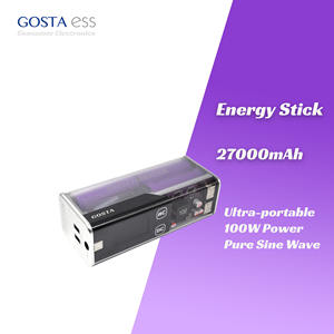 AA121905 <span class=keywords><strong>GOSTA</strong></span> ES100 97.2Wh 100W 200W portatile Power Bank di grande capacità di energia Stick Bar in lega di alluminio di scarico - Product Image 3