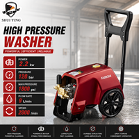 Nettoyeur haute pression électrique monophasé portable et durable 2,2 kW 120 bars 1800 psi 9 L/min 220 V