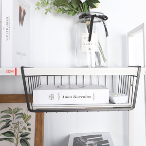 Under-Cabinet <b>Baskets</b> <b>Rectangle</b> Hook Type <b>Storage</b> Organizer Kitchen Cabinet Shelf Divider - Product Image 4