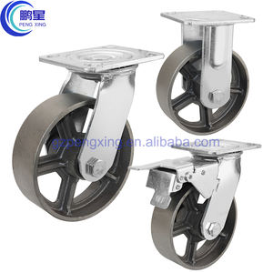 8 Zoll High Loading Couch tisch Öl <span class=keywords><strong>Vintage</strong></span> Gusseisen räder Hochleistungs-Gusseisen gießer Antike Eisen räder mit Bremse - Product Image 4