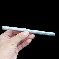 Customized Carbon Steel Grade 8.8 Blue-White Zinc Thread Stud Bolts Threaded Rods