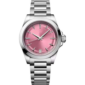 Montres-bracelets de luxe pour femmes, <span class=keywords><strong>montre</strong></span> mécanique automatique entièrement en acier inoxydable personnalisée, <span class=keywords><strong>cadran</strong></span> à aiguilles de haute qualité pour femmes - Product Image 3