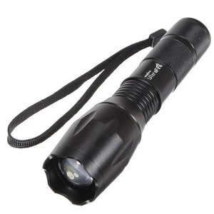 ครี xml T6 ไฟฉายแบบชาร์จไฟได้ไฟ LED ซูมไลท์ 2000 ลูเมนการใช้งานกลางแจ้งแบบยุทธวิธี - Product Image 2