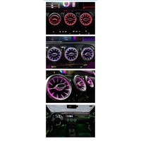ICarsin 64 couleurs LED lumière ambiante évent pour Mercedes Benz CLA W118 2020 -2025 mise à niveau rotatif Tweeter Kit complet