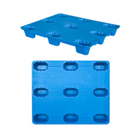 Paleta de Plástico Industrial para Almacén, de 4 Vías, con Entrada de Horquilla, Múltiples Especificaciones, para Carga Pesada