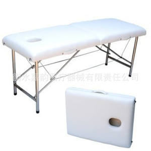 Lit de massage pliable en acier inoxydable portable, lit de broderie manuel à domicile, lit de bain pour utilisation en salle de sport - Product Image 3