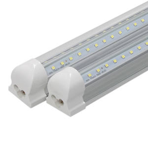Single Dual Line Chip <span class=keywords><strong>V</strong></span> Shape Integrated G13 Tube Lighting 4FT 8FT T8 LED Tube Light - Product Image 2