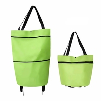 Nouveau Oxford pliable personnalisé Shopping acheter chariot alimentaire sac roues sacs légumes organisateur sac Portable