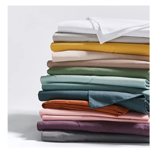 Parure De Lit 100% coton, literie De luxe, drap De Lit en coton égyptien, hôtel, drap blanc, teint uni, toutes saisons - Product Image 5