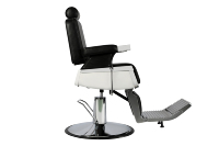 Fauteuil de Barbier Hydraulique Marron Inclinable – Équipement de Salon et Spa – Vente Flash