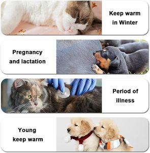 Coussin chauffant électrique pour chien et chat Hileyu, imperméable, durable, anti-morsure, léger, portable, 45x45cm, toutes saisons - Product Image 6