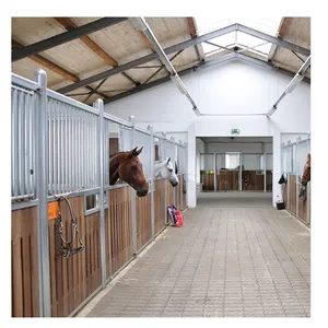 New arrival horse stable sheet Racecourse Stable Curved Door designs horse stable