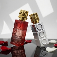 Flacons de parfum vides de 100 ml, design haut de gamme, personnalisables, exclusifs, fabriqués par Anding Manufacturer.