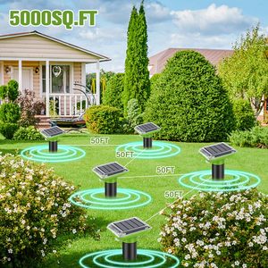 Repelente Ultrasónico Solar Saijzek OEM ODM Contra Topos, Ratas, Gophers y Serpientes para Exteriores, Granjas y Jardines - Product Image 5