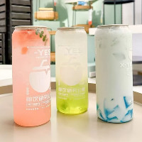 Boîtes en plastique PET transparentes vides de qualité alimentaire de 650 ml (22 oz) avec couvercle facile à ouvrir pour les boissons