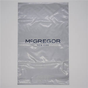 Wholesale Reusable Shopping Waterproof Transparent custom plastic clothing bags - Product Image 2