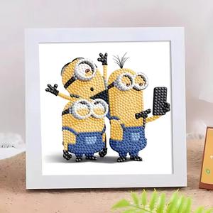 Peinture Diamant 5D pour Enfants Sanrio avec Cadre, Peinture Diamant Ronde Complète de Dessins Animés Kuromi et <span class=keywords><strong>Kitty</strong></span>, Cadeau pour Enfants - Product Image 6