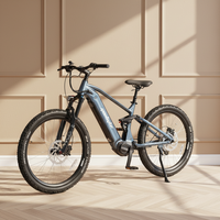 Vélo de montagne électrique haute vitesse 500W, cadre en alliage d'aluminium 29 pouces, moteur central, batterie lithium 48V 16Ah, freins à disque hydrauliques