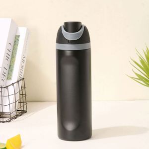 Botellas de Agua Deportivas de 16oz, 19oz, 24oz y 32oz con Tapas Abatibles, Acero Inoxidable 304, Doble Pared Aislada, Ecológicas, Unisex, para Viaje - Product Image 2