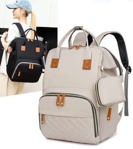 Sac à dos à langer matelassé imperméable multi-poches pour maman, sac de voyage, mochila <span class=keywords><strong>materna</strong></span> acolchada resistente al agua - Product Image 1