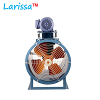 Ventilateur axial industriel T40/KT40 à entraînement par courroie pour conduits, pour décharge de gaz à haute température ou étanchéité à l'humidité, OEM et ODM pris en charge