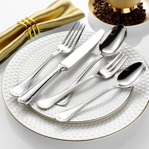 Juego de Cubiertos de Acero Inoxidable 18/10 de Alta Gama, Cubiertos de Acero Inoxidable de Grado Alimenticio, Pulido Espejo, Cubiertos Dorados para Boda - Product Image 5