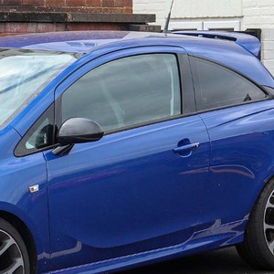 Deflettori Vento per Finestrini Opel <span class=keywords><strong>Corsa</strong></span> / Vauxhall <span class=keywords><strong>Corsa</strong></span> 3 Porte 1993-2019, Neri Opachi, Adesivi, Protezione dalla Pioggia, 2 Pezzi - Product Image 4