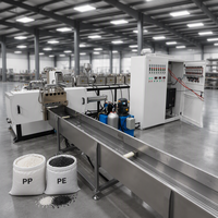 Machine de granulation Fosita en plastique 100-500 kg/h pour LDPE, HDPE, PP, PE avec moteur et contrôle PLC pour petites entreprises de recyclage
