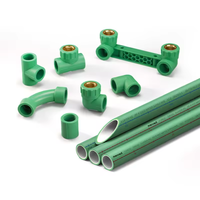 Pour les systèmes de plomberie et de CVC, tuyaux et raccords PPR, vanne d'arrêt ordinaire (molette en fer), haute pression, durable, flexible