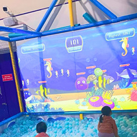 Système de projection murale interactive 3D de frappe de balles AR, jeux de piscine à balles, logiciel de jeux de frappe de balles pour aire de jeux intérieure, parc d'attractions