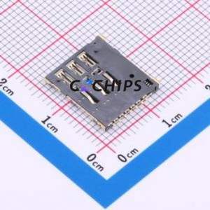 XDSM-0420-2182B SIM Card Connector SMD Connector Self-Return Type Nano SIM Card 1.35mm - Product Image 2