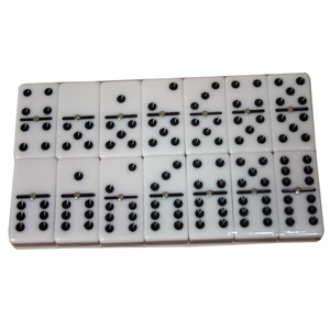 Juegos de dominó 28 azulejos preescolar educativo niños <span class=keywords><strong>jugar</strong></span> juguete dominó acrílico dominó para niños - Product Image 5