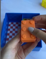 Accessoires amusants pour bento, mini boîte de rangement alimentaire en plastique PP de qualité alimentaire, préservation de la fraîcheur, multifonction, moderne, pour collations