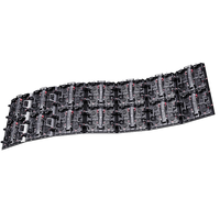 Écran LED flexible incurvé intérieur/extérieur, panneau souple, mur vidéo LED à louer, armoire personnalisée 500x500mm, mobile pour scène événementielle