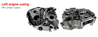 Pièces de fonderie sous pression en aluminium personnalisées de haute qualité, style CG, carter moteur gauche, moto Suzuki, nouveaux services CNC de précision, poli