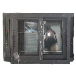 High quality Modern energy saving <strong>cheap</strong> <strong>roof</strong> aluminum window 48x36 sliding window with fiberglass screen for apartment - Product Image 1