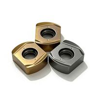 CUFFNOD BLMP0603R-M / BLMP0904R-M Plaquettes de fraisage rapides carrées en carbure de précision PVD pour l'ébavurage et la semi-finition (OEM)