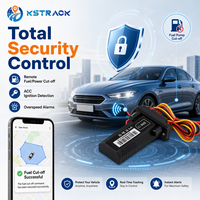 Traceur GPS étanche GSM 2G KS TRACK KS199D-2G IP67 |   Coupe-circuit de carburant à distance filaire 9-95V Beidou LBS pour flotte de camions lourds, 1 an de garantie PC