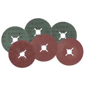 3M II 982C 4 pollici 100mm in ceramica foro trasversale in fibra di disco 4 "X 5/8" precisione a forma di grano OEM per smerigliatrici angolari - Product Image 1