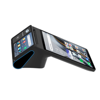 Terminal de point de vente intelligent Android 14 avec écran tactile de 8 pouces, lecteur de code-barres NFC, imprimante thermique 58/80 mm, terminal de point de vente