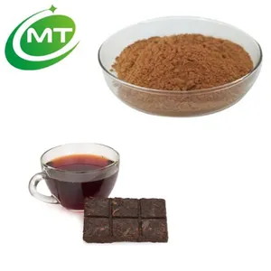 Pu Erh Tea Extract High Quality 20%Polyphenols Instant Pu Erh Tea Extract Powder