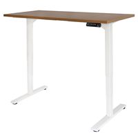 Table assise-debout motorisée 40mm/s-60mm/s, bureau informatique réglable en hauteur pour le télétravail et le bureau à domicile