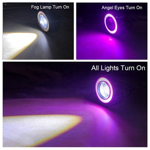 Phụ Kiện Xe Hơi Cửa Hàng Đèn Nhôm 2022 Vật Liệu Thân Đèn Sương Mù <span class=keywords><strong>Drl</strong></span> Led 30W 2.5 3.0 3.5 Inch Có Mắt Thiên Thần - Product Image 6