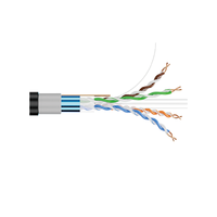 Cable LAN HKN para Exteriores, 23AWG, Revestimiento de PVC, UTP CAT6 FTP, 305m, Cable UTP CAT6 en Rollo
