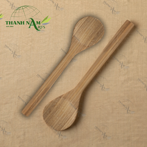 Cuchara y Tenedor Ranurados de Bambú Hechos a Mano, de Alta Calidad, Personalizados, Ecológicos, Duraderos, Estilo Clásico, Artículos de Cocina para Regalos - Product Image 5