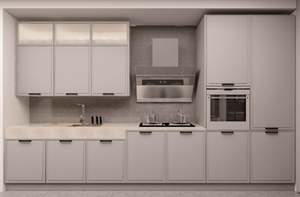 Mueble de Cocina Multifuncional Moderno de Pino y Melamina con Puerta de Vidrio PET Personalizada, Isla de Cocina Completa para Uso Doméstico - Product Image 2